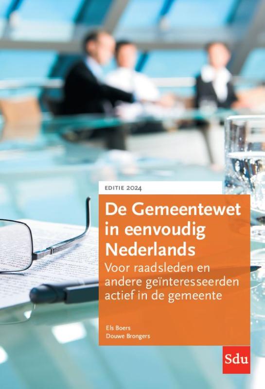 Omslag van De gemeentewet in eenvoudig Nederlands. Editie 2024
