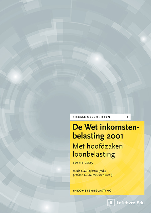 Omslag van De Wet Inkomstenbelasting 2001 | Editie 2025