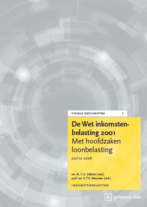 Omslag van De Wet Inkomstenbelasting 2001 | Editie 2026