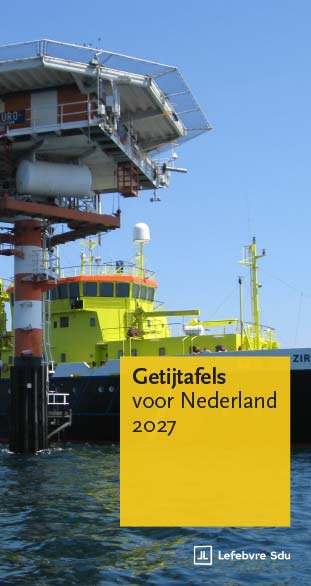 Omslag van Getijtafels voor Nederland 2027