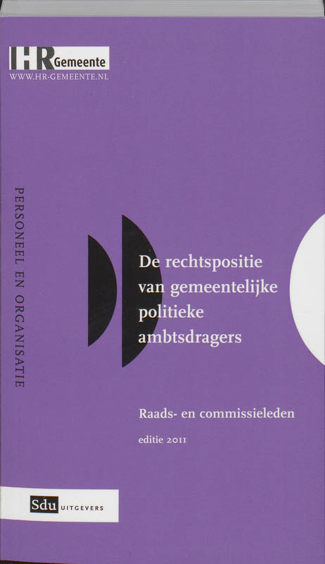 Omslag van De Rechtspositie van gemeentelijke politieke ambtsdragers