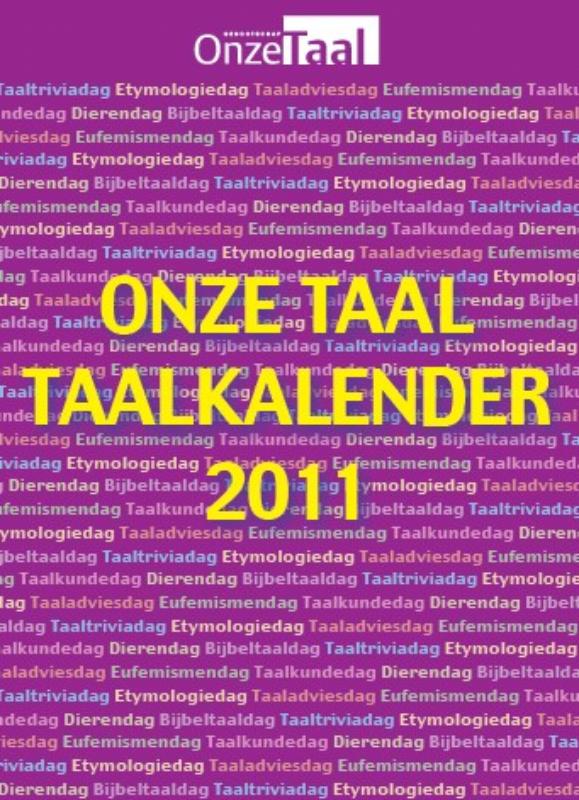 Omslag van Onze Taalkalender 2011