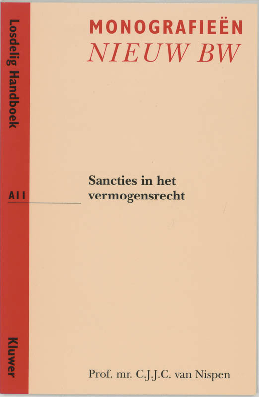 Omslag van Sancties in het vermogensrecht