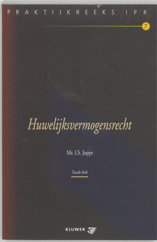 Omslag van Huwelijksvermogensrecht