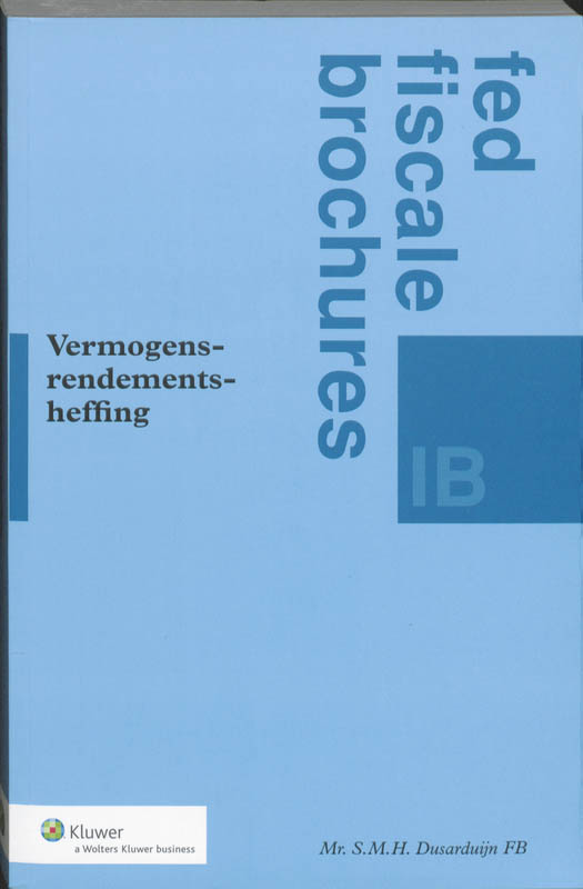Omslag van De vermogensrendementsheffing