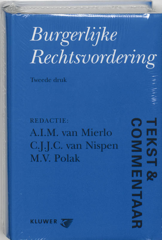 Omslag van Burgerlijke rechtsvordering