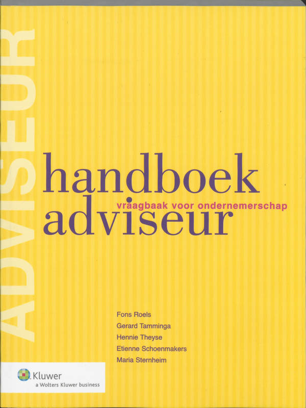 Omslag van Handboek adviseur