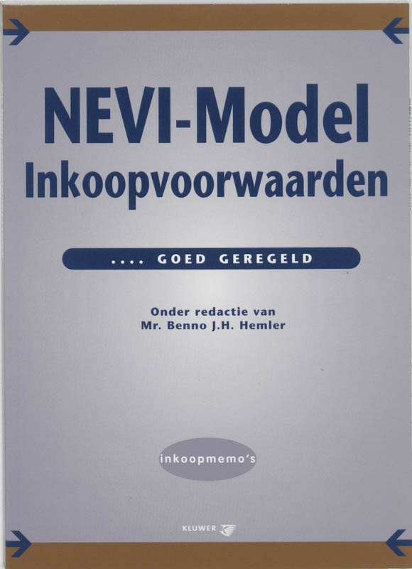 Omslag van Nevi-Model Inkoopvoorwaarden