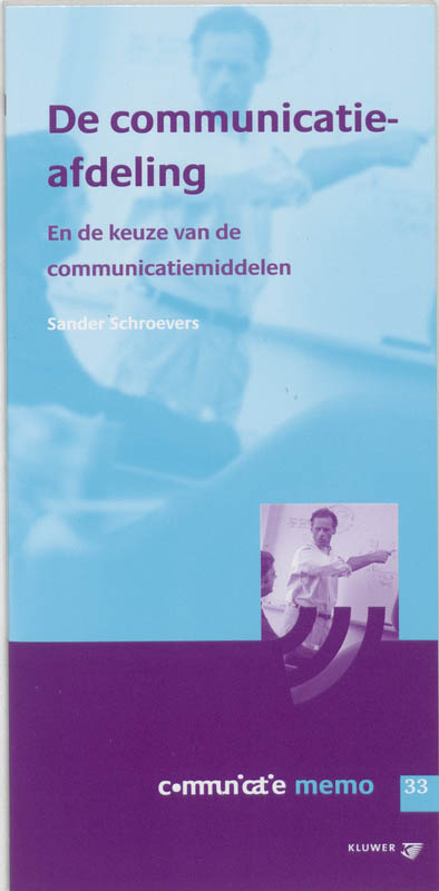 Omslag van De communicatieafdeling