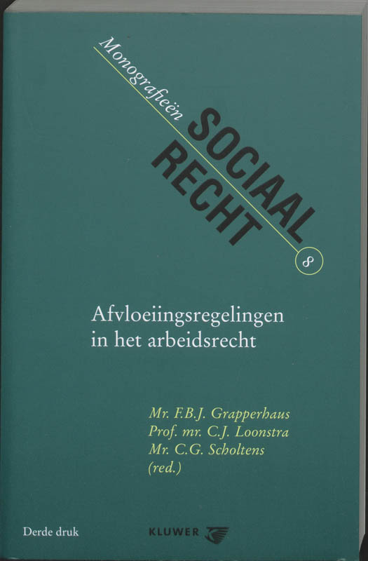 Omslag van Afvloeiingsregelingen in het arbeidsrecht