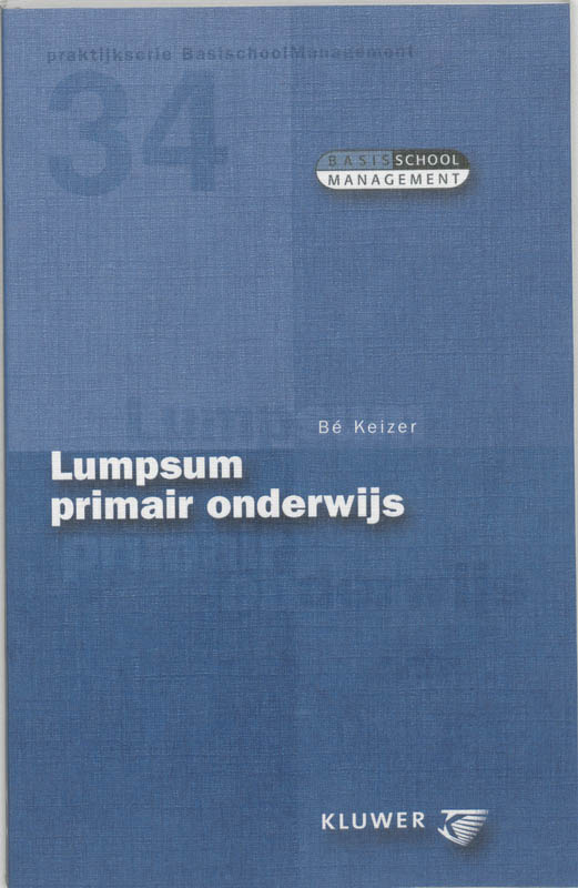Omslag van Lumpsum primair onderwijs