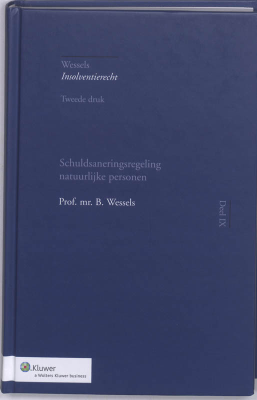 Omslag van Schuldsaneringsregeling natuurlijke personen