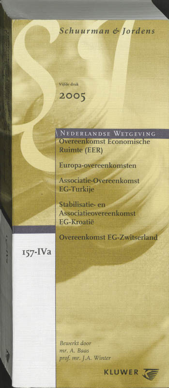 Omslag van Overeenkost Europese Economische Ruimte (EER)