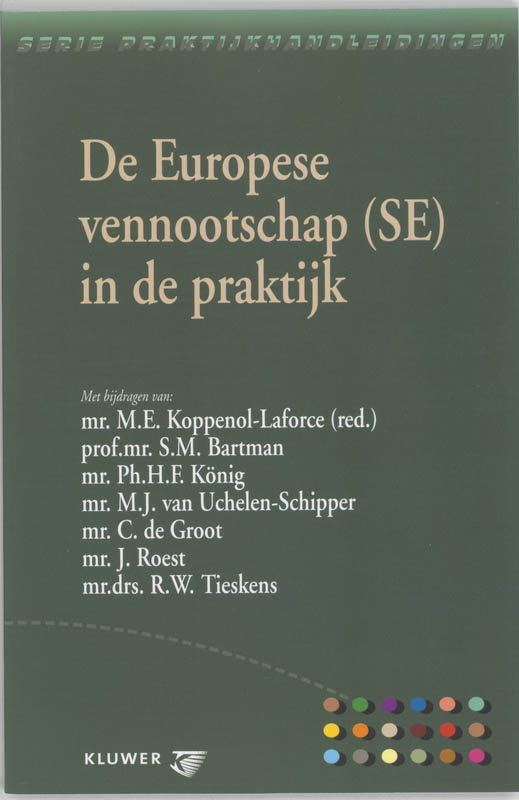 Omslag van De Europese vennootschap (SE) in de praktijk