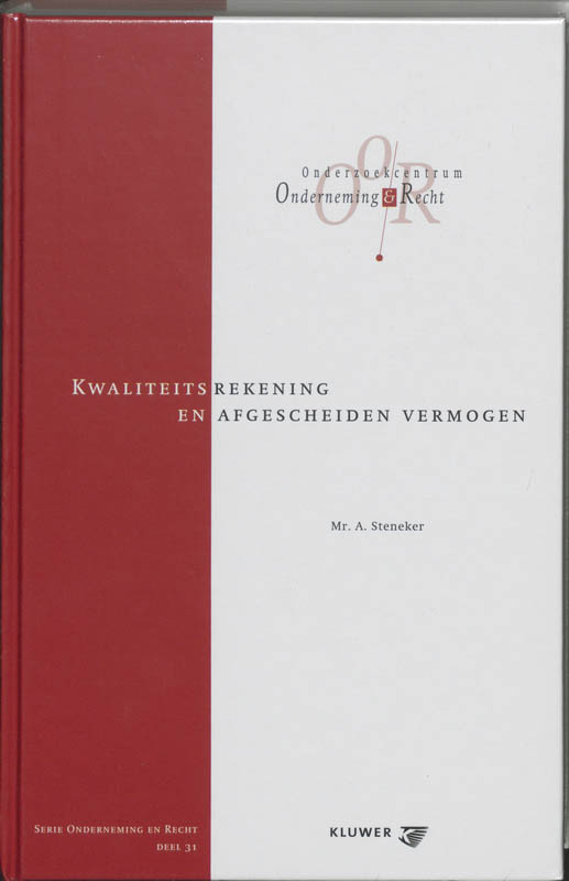 Omslag van Kwaliteitsrekening en afgescheiden vermogen
