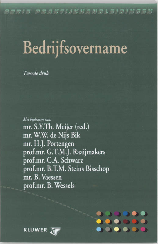 Omslag van Bedrijfsovername