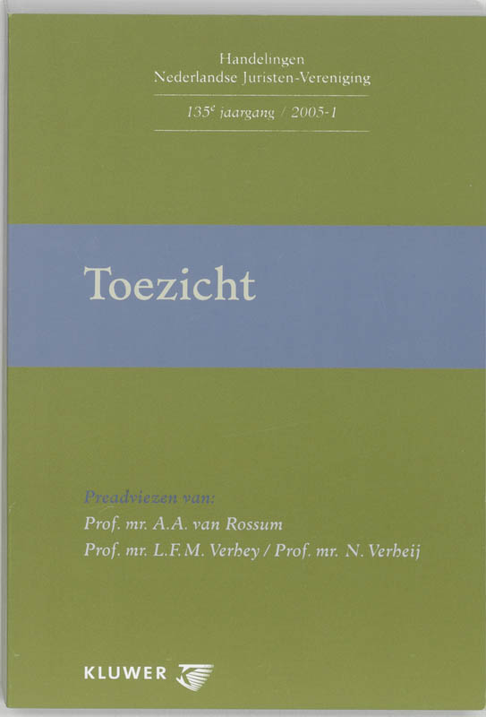 Omslag van Toezicht 2005