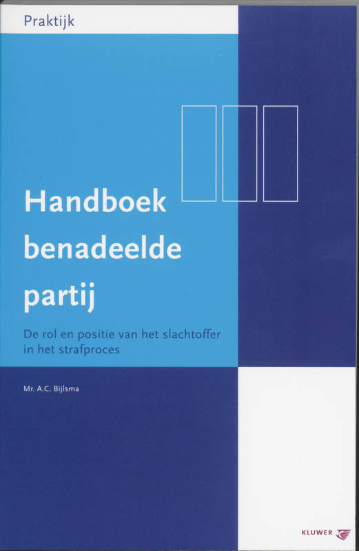 Omslag van Handboek benadeelde partij