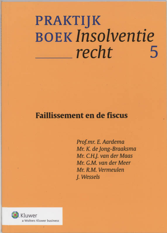 Omslag van Faillissement en de fiscus