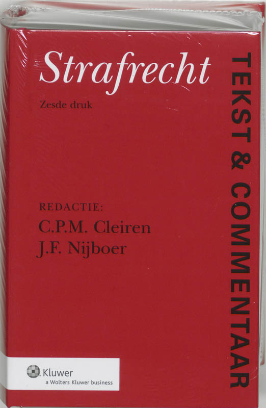 Omslag van Strafrecht