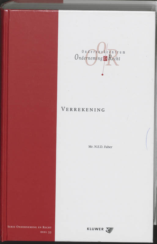 Omslag van Verrekening
