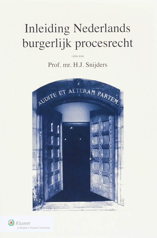 Omslag van Inleiding Nederlands burgerlijk procesrecht