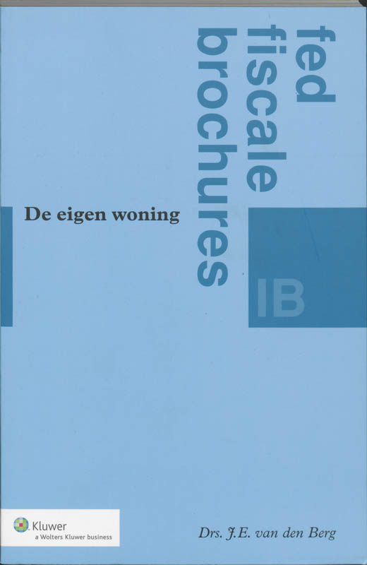 Omslag van De eigen woning