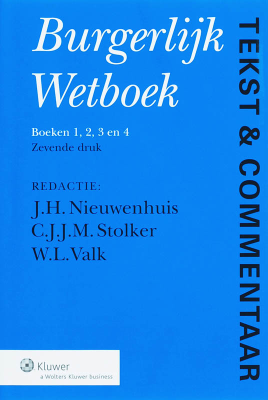 Omslag van Burgerlijk Wetboek