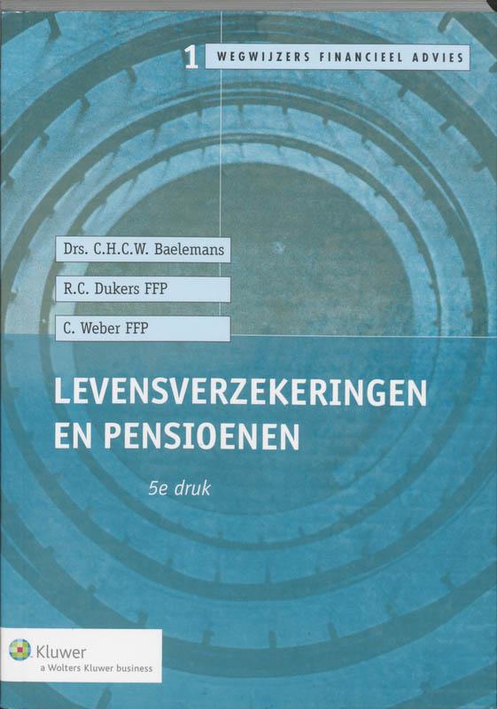Omslag van Levensverzekeringen en pensioenen