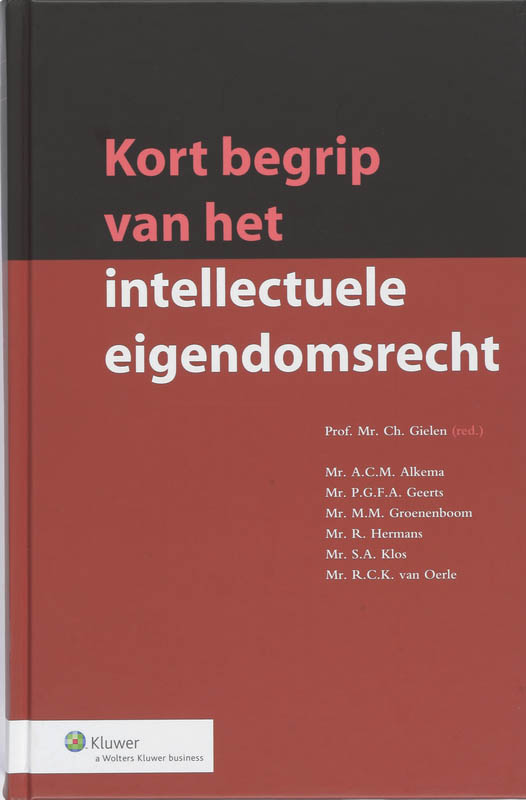 Omslag van Kort begrip van het intellectuele eigendomsrecht