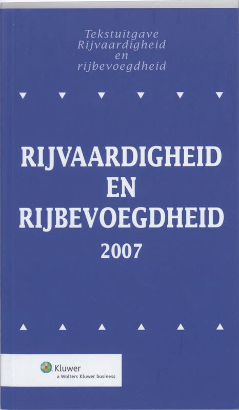Omslag van Tekstuitgave Rijvaardigheid en rijbevoegdheid