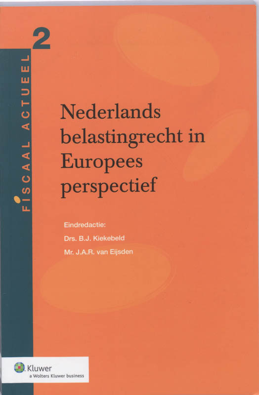 Omslag van Nederlands belastingrecht in Europees perspectief
