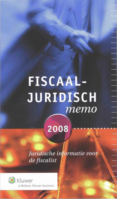 Omslag van Fiscaal-juridisch memo