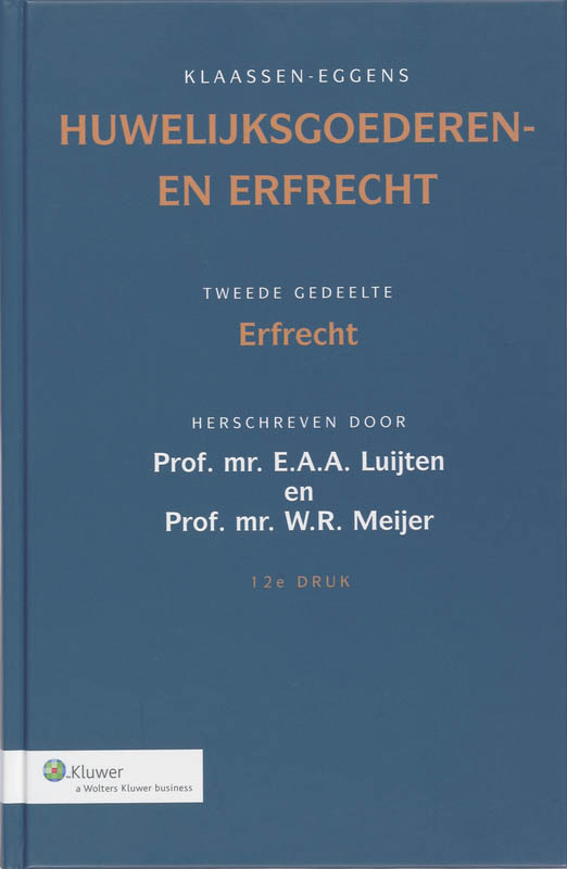 Omslag van 2 Erfrecht