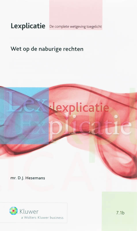 Omslag van Wet op de naburige rechten