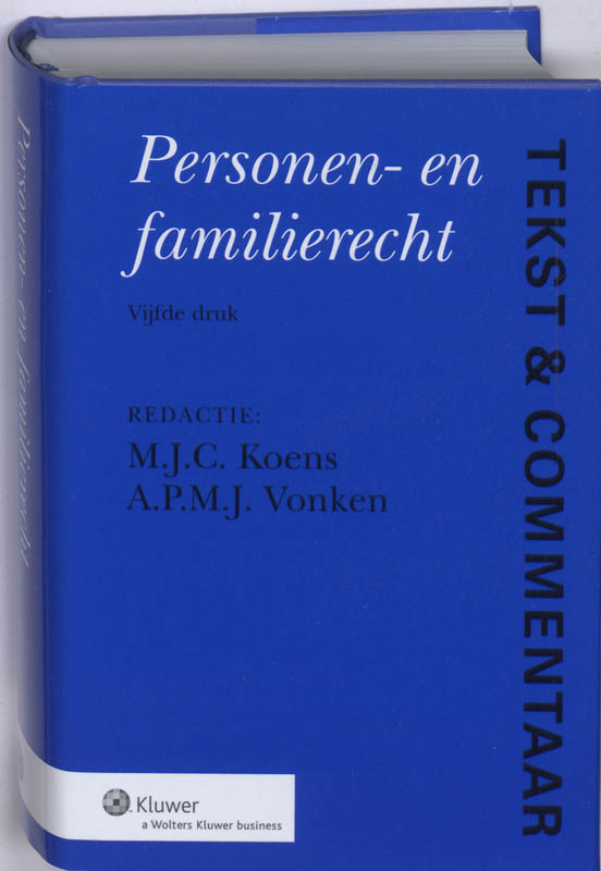 Omslag van Personen- en Familierecht