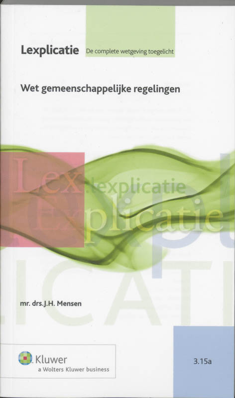 Omslag van Wet gemeenschappelijke regelingen