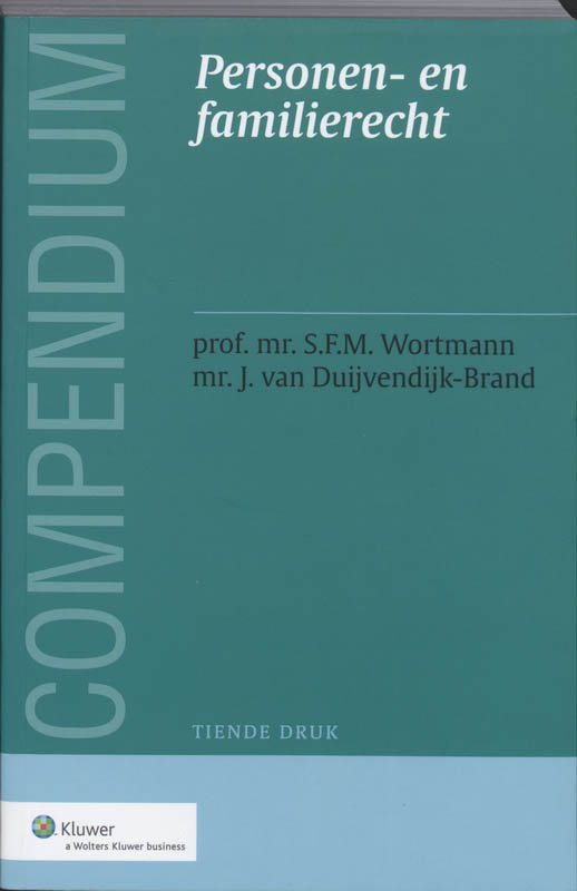 Omslag van Compendium van het personen- en familierecht