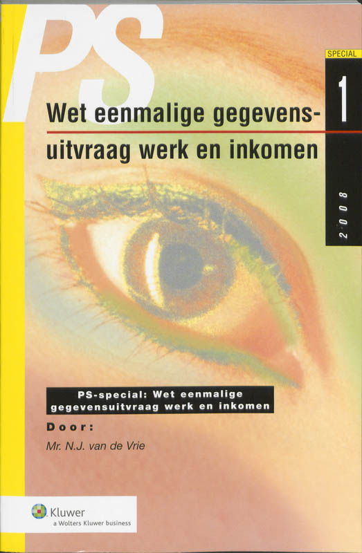 Omslag van Wet eenmalige gegevensuitvraag werk en inkomen