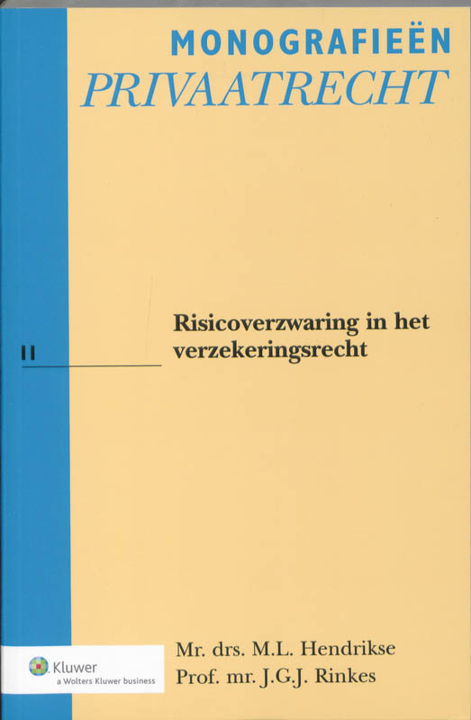 Omslag van Risicoverzwaring in het verzekeringsrecht
