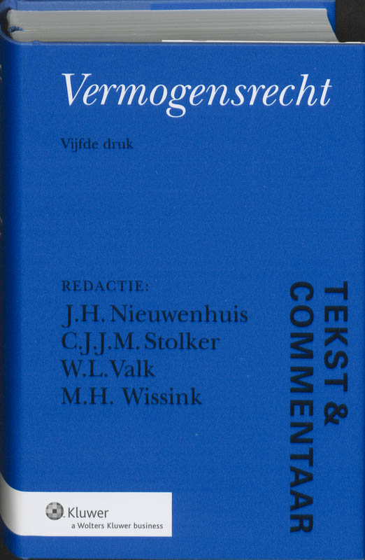 Omslag van Vermogensrecht