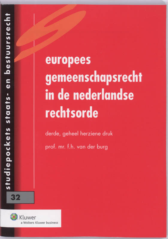 Omslag van Europees gemeenschapsrecht in de Nederlandse rechtsorde