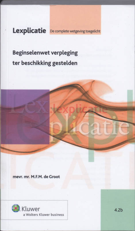 Omslag van Beginselenwet verpleging ter beschikking gestelden
