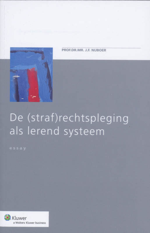 Omslag van De (straf)rechtspleging als lerend systeem