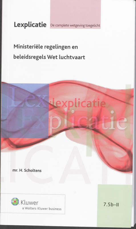 Omslag van Ministeriële regelingen en beleidsregels Wet luchtvaart
