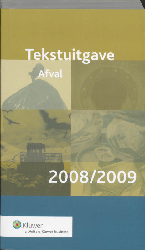 Omslag van Tekstuitgave Afval 2008/2009