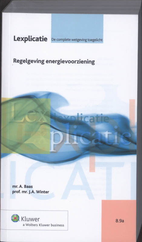 Omslag van Regelgeving energievoorziening