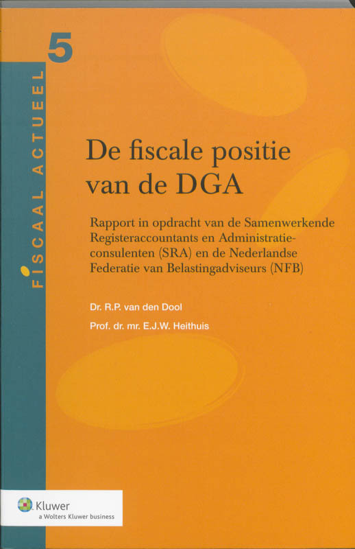 Omslag van De fiscale positie van de DGA