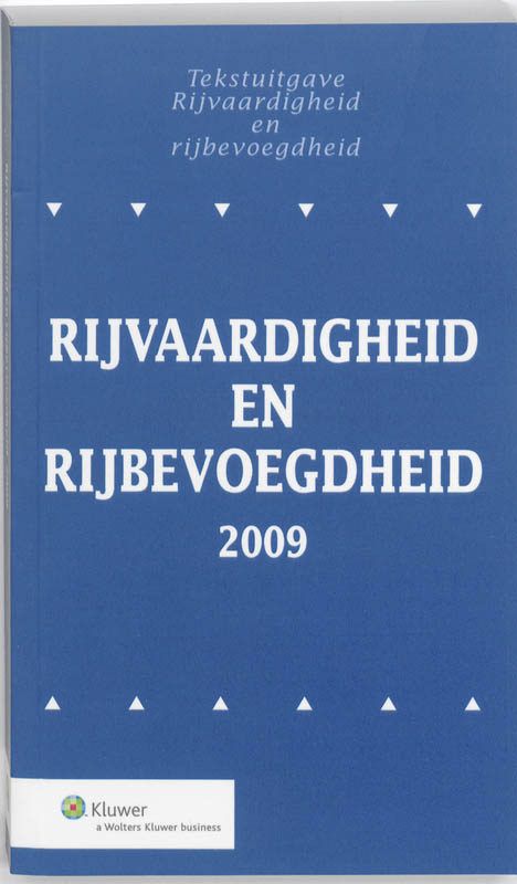 Omslag van Tekstuitgave Rijvaardigheid en Rijbevoegdheid 2009