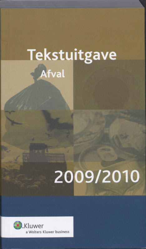 Omslag van Tekstuitgave Afval 2009/2010